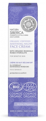 Natura Siberica Crème de Nuit Bio à la Rhodiola Rosea 50 ml