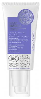 Natura Siberica Crème de Nuit Bio à la Rhodiola Rosea 50 ml