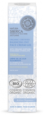 Natura Siberica Crème Gel de Jour Équilibrante Bio à la Sophora de Khakassie 50 ml