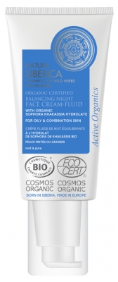 Natura Siberica Crème de Nuit Équilibrante Bio à la Sophora de Khakassie 50 ml
