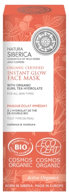 Natura Siberica Masque Visage Bio Éclat au Thé de Kourile 75 ml