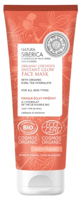 Natura Siberica Masque Visage Bio Éclat au Thé de Kourile 75 ml