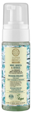 Natura Siberica Super Siberica Mousse Peeling Menthe et Bouleau Cheveux Gras 170 ml 50 ml