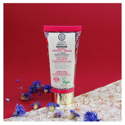 Natura Siberica Super Siberica Crème de Soin Kraniska et Amarante Cheveux Colorés 50 ml