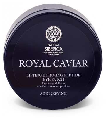 Natura Siberica Royal Caviar Patchs Regard Liftants et Raffermissants Peptides Anti-Âge 60 Patchs