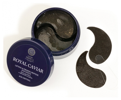 Natura Siberica Royal Caviar Patchs Regard Liftants et Raffermissants Peptides Anti-Âge 60 Patchs