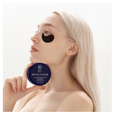 Natura Siberica Royal Caviar Patchs Regard Liftants et Raffermissants Peptides Anti-Âge 60 Patchs