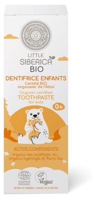 Little Siberica Dentifrice Pour Enfants à l'Argousier Certifié Bio 60 gr