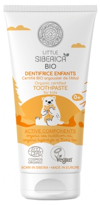 Little Siberica Dentifrice Pour Enfants à l'Argousier Certifié Bio 60 gr