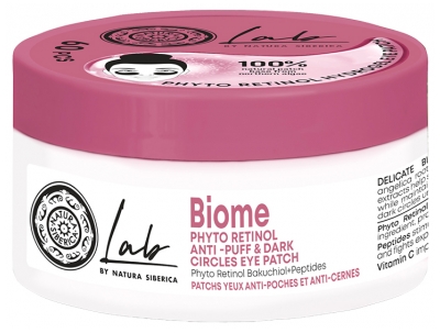Natura Siberica Lab Biome Patchs Yeux Hydrogel Anti-Poches Anti-Cernes Rétinol 60 Patchs