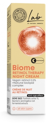 Natura Siberica Lab Biome Crème Nuit Rétinol Anti-Âge 50 ml
