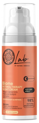 Natura Siberica Lab Biome Crème Nuit Rétinol Anti-Âge 50 ml