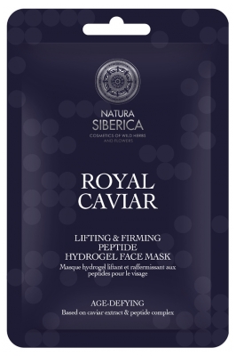 Natura Siberica Royal Caviar Masque Hydrogel Liftant et Raffermissant Peptides Anti-Âge 30 g