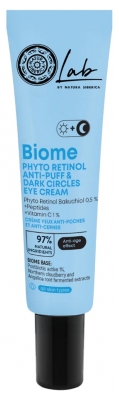 Natura Siberica Lab Biome Crème Yeux Anti-Poches Anti-Cernes Rétinol 30 ml