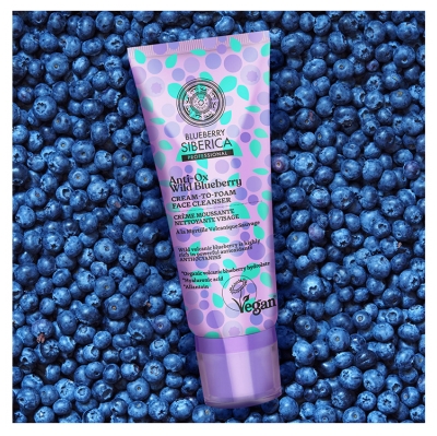 Blueberry Siberica Crème Moussante Nettoyante 100 ml