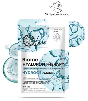 Natura Siberica Lab Biome Hyaluron Masque Hydrogel Acide Hyaluronique Hydratant 30 g