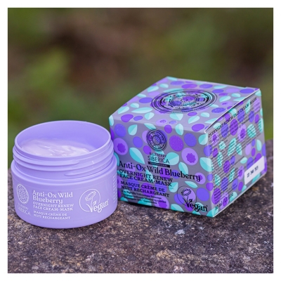 Blueberry Siberica Masque Crème de Nuit Rechargeant 50 ml