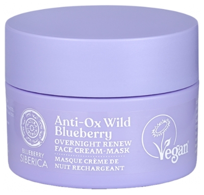 Blueberry Siberica Masque Crème de Nuit Rechargeant 50 ml