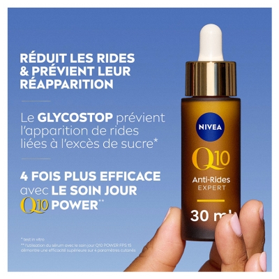 Nivea Q10 Anti-Rides Expert Sérum Visage Double Action Glycation 30 ml