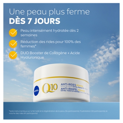 Nivea Q10 Anti-Rides Power Extra Fermeté Crème Visage Jour SPF15 Toutes Peaux 50 ml