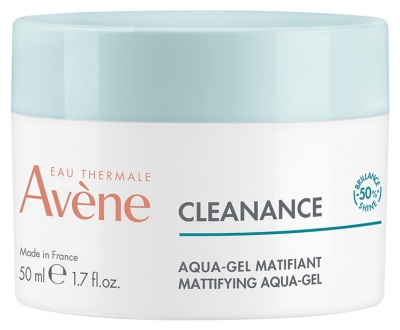Avène Cleanance Aqua-Gel Matifiant Peaux Sensibles à Imperfections 50 ml