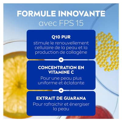 Nivea Q10 Anti-Rides Energy Activateur d'Éclat Crème Visage Jour SPF15 Peaux Fatiguées 50 ml