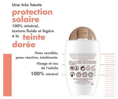 Avène Eau Thermale - Solaire - Fluide Minéral Teinté SPF 50+ 40 ml