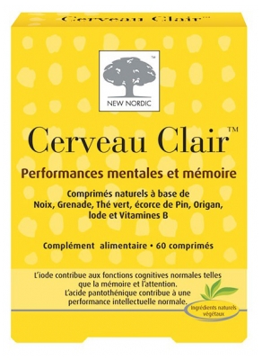 New Nordic Cerveau Clair 60 Cp