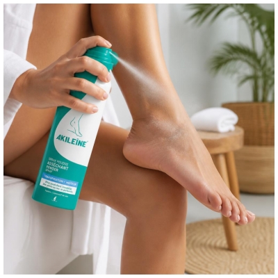 Akileïne Spray Poudre Asséchante des Pieds 150 ml