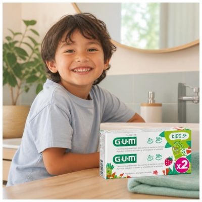 GUM Kids Dentifrice Enfants 3+ Lot 2 x 50 ml