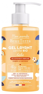 BeauTerra Gel Lavant Bébé Bio 750 ml