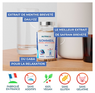 Nutri&Co Sommeil et Bonne Humeur 60 Gélules