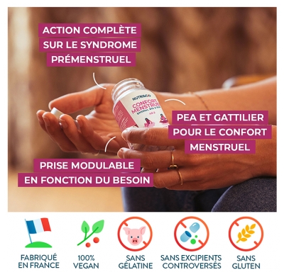 Nutri&Co Confort Menstruel Règles Apaisées et Bien-être mental 40 Gélules