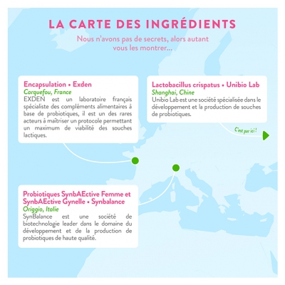 Nutri&Co Probiotique Flore Intime Complexe Breveté 60 Gélules
