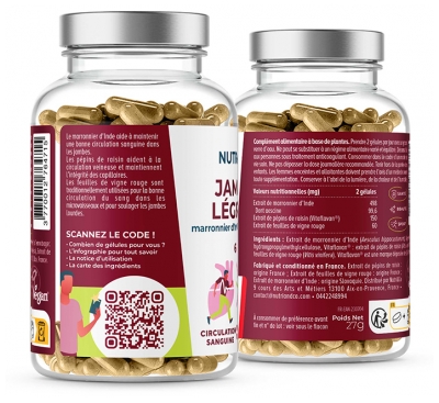 Nutri&Co Jambes Légères et Retour Veineux 60 Gélules