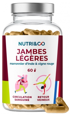 Nutri&Co Jambes Légères et Retour Veineux 60 Gélules