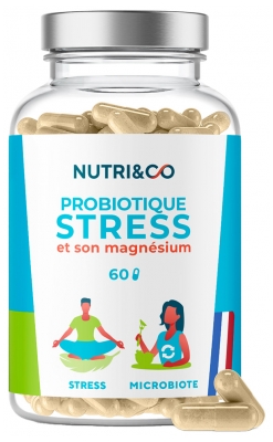 Nutri&Co Probiotiques Stress et Microbiote 60 Gélules