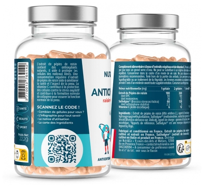 Nutri&Co Antioxydant et Peau 60 Gélules