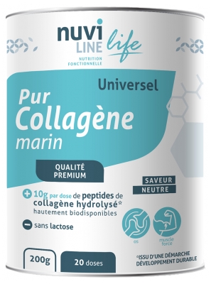Nuviline Life Pur Collagène Marin Sans Lactose 200 g