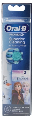 Oral-B Pro Kids 3+ Brossettes de Rechange 3 Unités