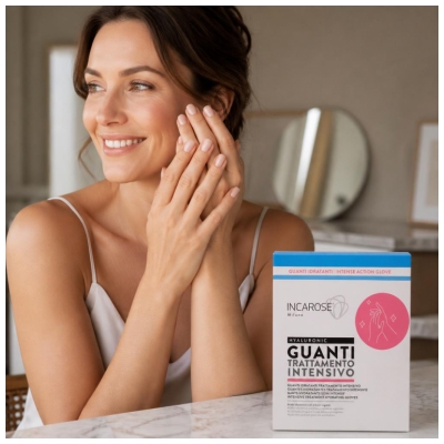 Incarose Hyaluronic Gants Hydratants Soin Intensif