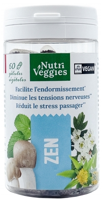 Nutriveggies Zen Complément Alimentaire 60 Gélules