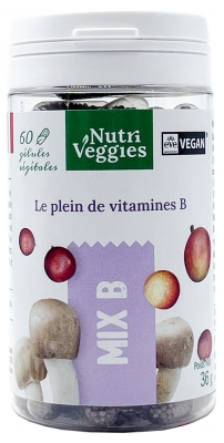 Nutriveggies Mix B Complément Alimentaire 60 Gélules