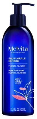Melvita Eau Florale de Rose - Flacon Pompe 400 ml
