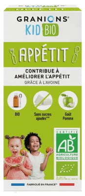 Granions Kid Bio Appétit Sirop Pomme - 125 ml
