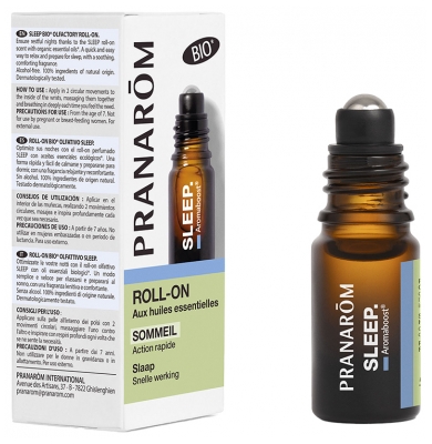 Pranarôm Aromaboost Roller Sleep Sommeil Bio 5 ml