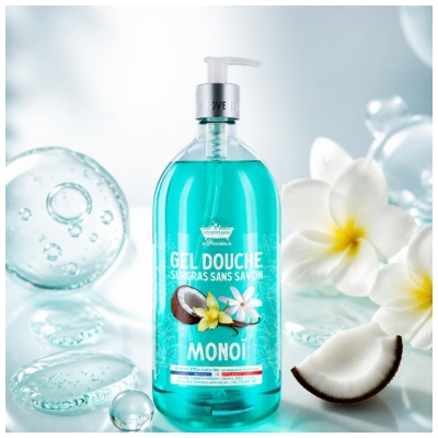 Les Petits Bains de Provence Gel Douche Surgras Monoï 1 L