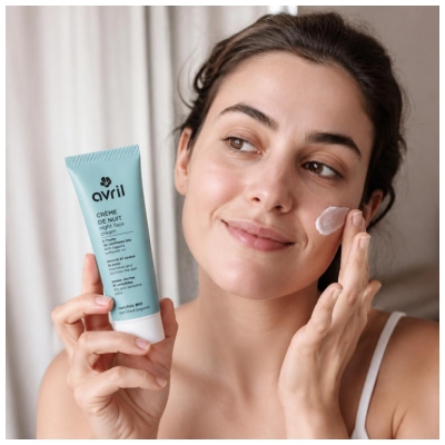 Avril Crème de Nuit Peaux Sèches et Sensibles Bio 50 ml