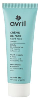 Avril Crème de Nuit Peaux Sèches et Sensibles Bio 50 ml