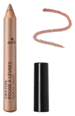Avril Crayon Rouge à Lèvres Biologique - Teinte : Sablé rose nacré